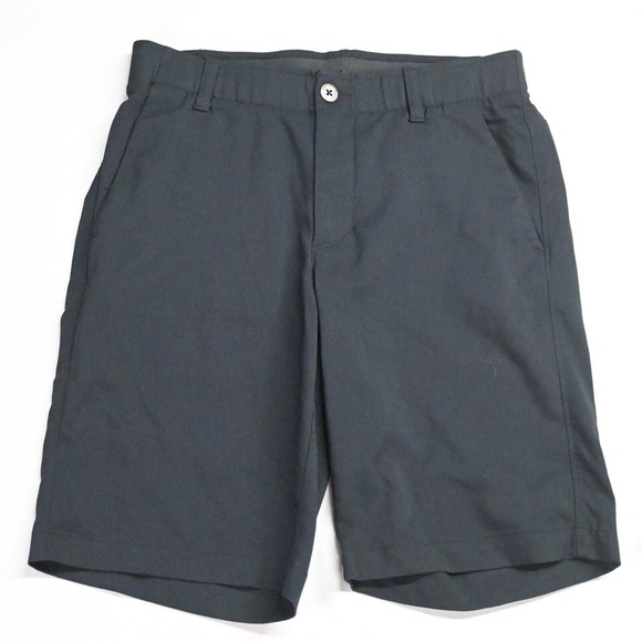 Under armour 30 x‎ 10" Black Showdown Tapered Flex Golf Shorts - Picture 1 of 7